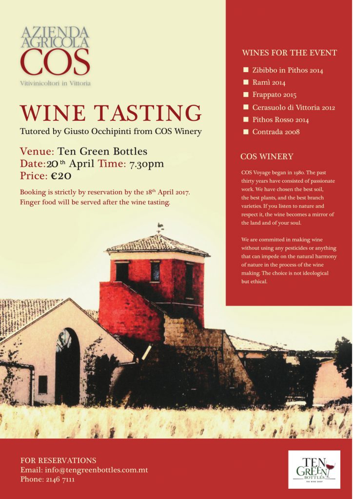 CoS Wine Tasting 20th-April-2017-flyer