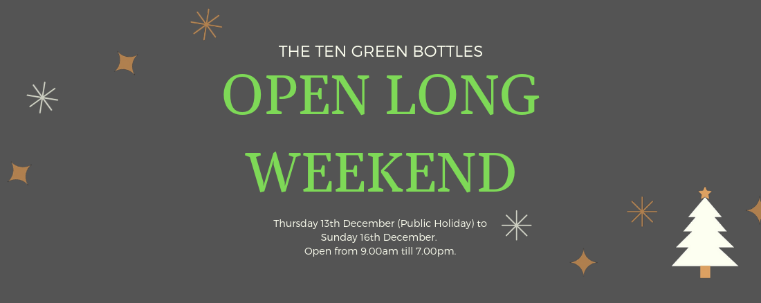 Ten Green bottles 13th December-16th December