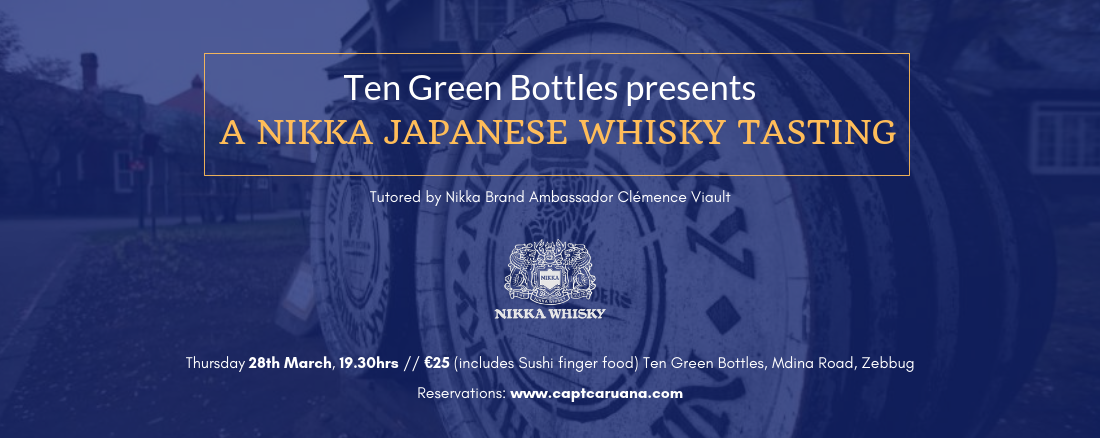 Nikka whisky tasting 28th March