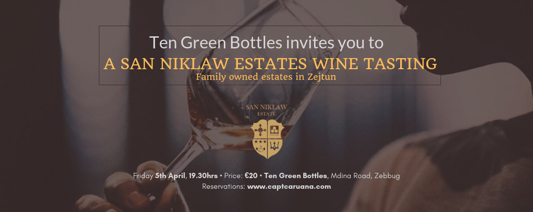 San Niklaw Tasting local wines from Zejtun- 5th April