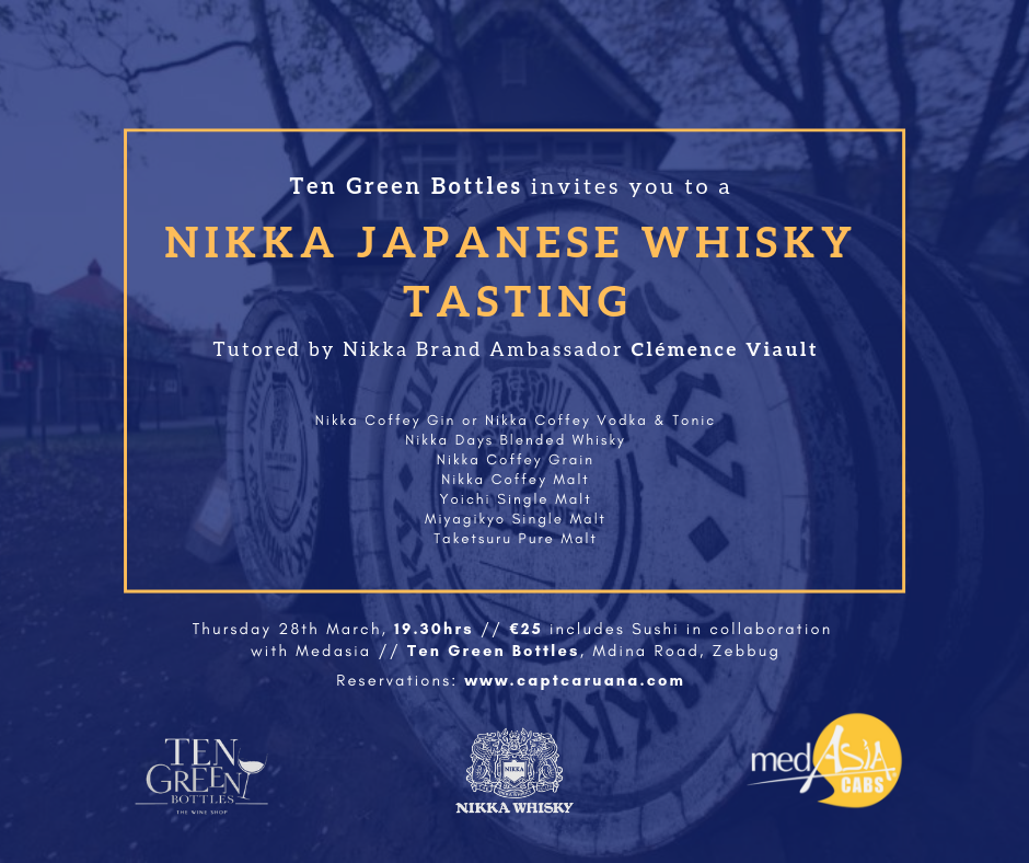 Nikka whisky tasting 28th March