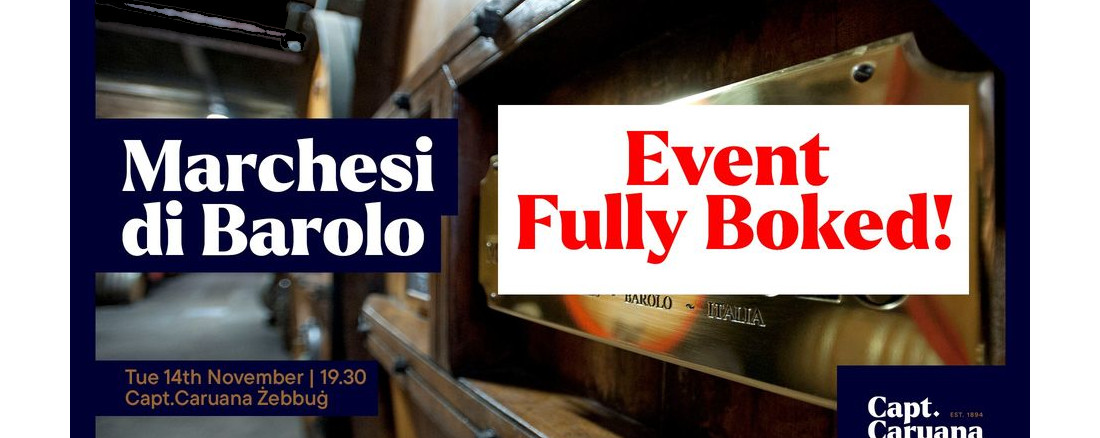Marchesi di Barolo fully booked event