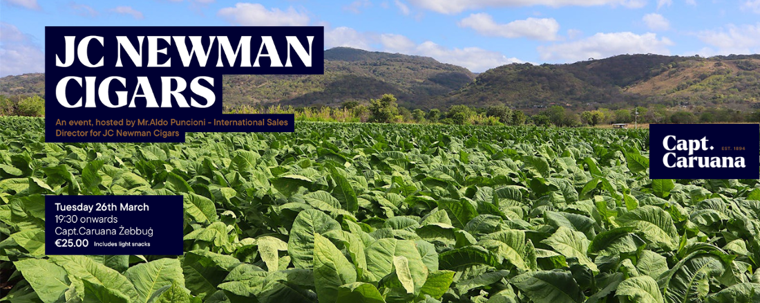 JC NEWMAN Cigar Event 26th March